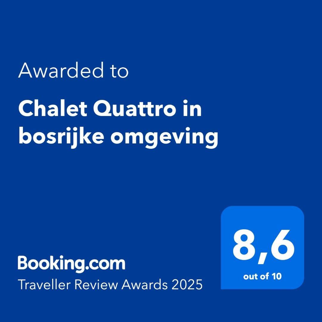 Chalet Quattro In Bosrijke Omgeving Anloo Dış mekan fotoğraf